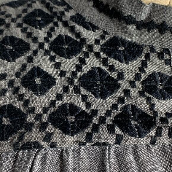 NEW Raven + Lily Farima Embroidered Kaftan Shirtdress Maxi Dress Small - Picture 8 of 12